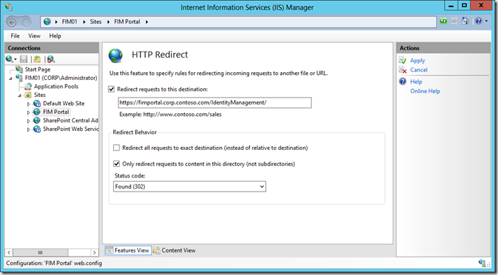 Configuring SharePoint 2013 for the Forefront Identity Manager 2010 R2 ...